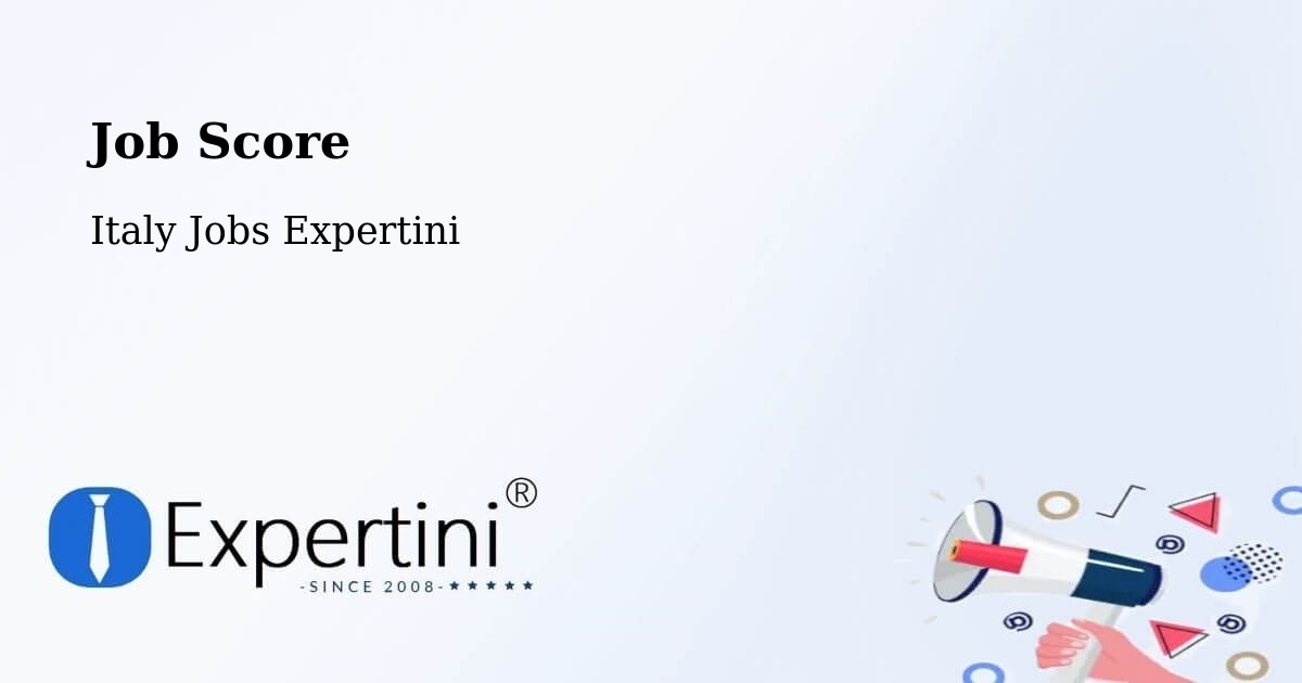 Job Score & Job Description Score Tool – Rubiera - Italy Jobs Expertini