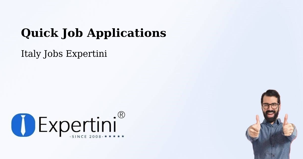 Quick Apply Feature – Rubiera - Italy Jobs Expertini